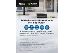 MSI EdgeXpert-32SEU | NVIDIA GB10 Grace Blackwell | 128GB LPDDR5X | 4TB SSD | AI Supercomputer