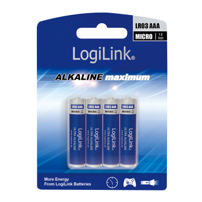 LogiLink Ultra Power batterij AAA blister 4-stuks