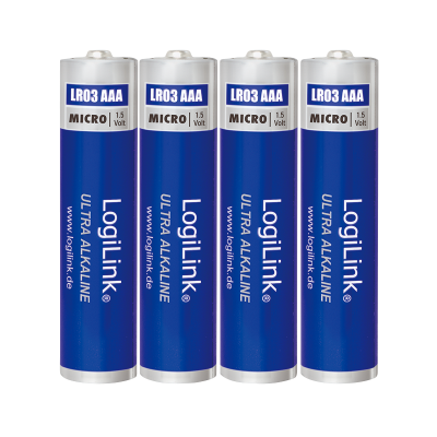 LogiLink Ultra Power batterij AAA blister 4-stuks