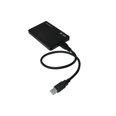 2.5" Logilink Enclosure USB3.0 / SATA /Zwart/Schroefloos