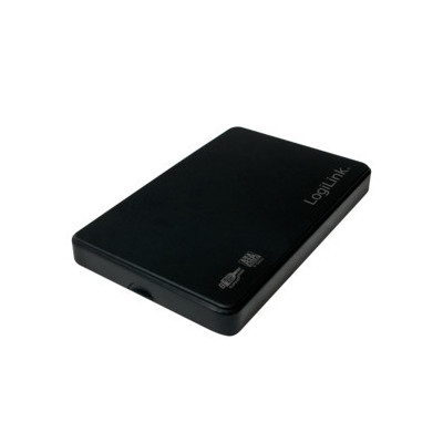 2.5" Logilink Enclosure USB3.0 / SATA /Zwart/Schroefloos